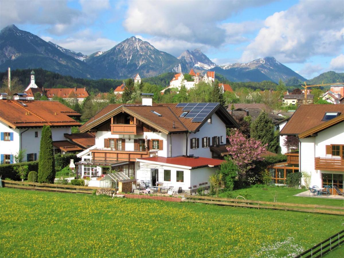 Ferienwohnung Herzstueck Im Haus Schlossblick Füssen Exterior foto