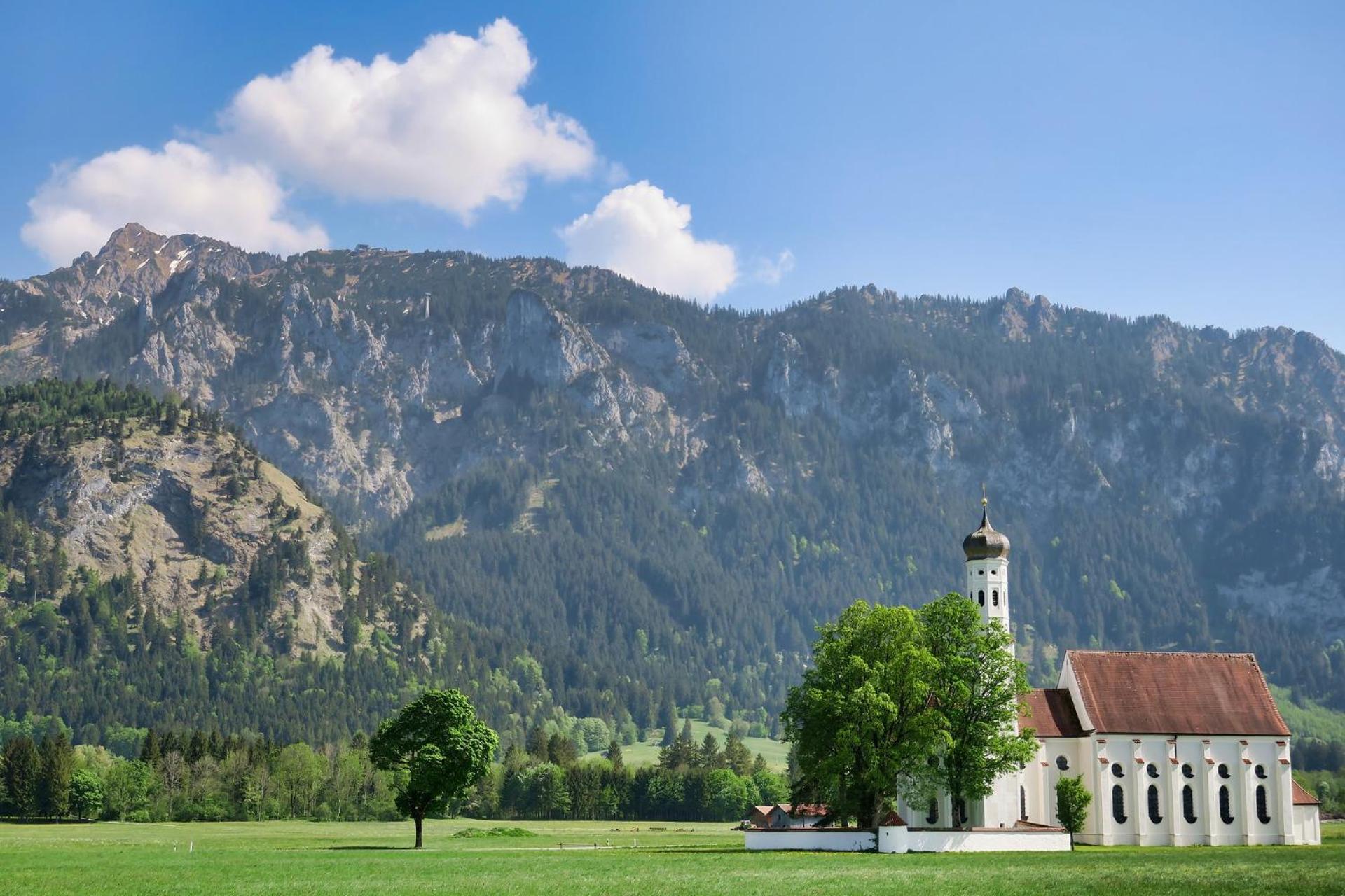 Ferienwohnung Herzstueck Im Haus Schlossblick Füssen Exterior foto